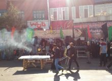 حضور بسیجیان پایگاه بسیج شهید طیب ( حر انقلاب ) در مراسم جاماندگان اربعین حسینی
