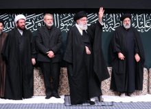 مراسم عزاداری شام شهادت حضرت فاطمه (س) در حسینیه امام خمینی