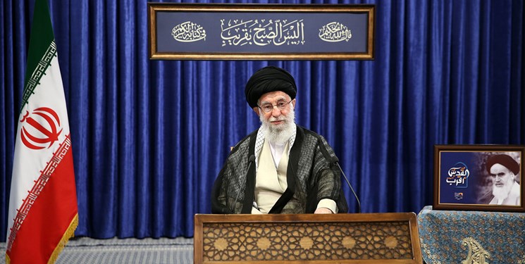 سخنرانی تاریخی امام خامنه ای در اولین روز جهانی قدس  قرن چهاردهم